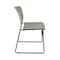 Cain Cain Round Table & Chair Set, Wood, Metal, Polypropylene Top, Grey TB42RNDGY44GY - alternate 4